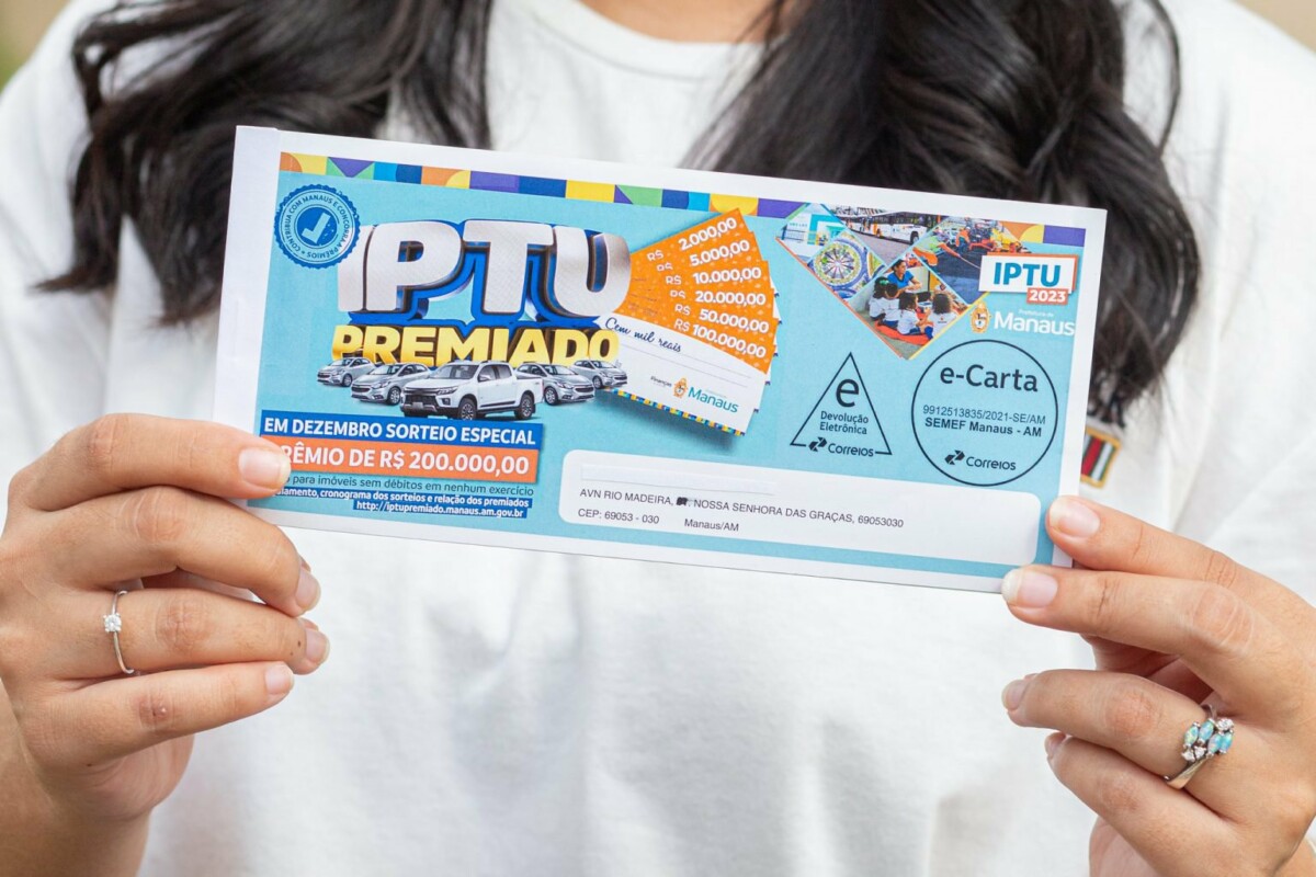 Sétima parcela do IPTU vence nesta sexta-feira, (15)