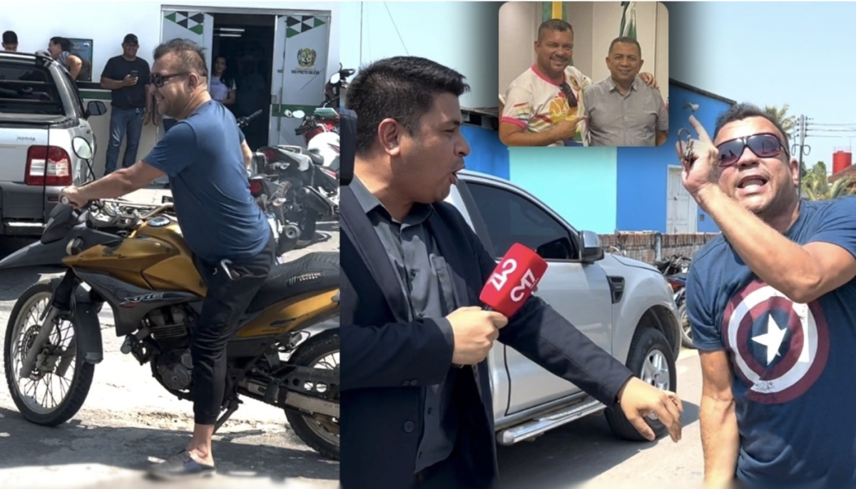 Sandrinha surta em frente à Câmara de Rio Preto da Eva com medo de perder o “money” da Prefeitura; veja vídeo