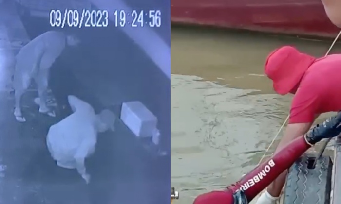 Tragédia: veja momento que trabalhador desaparece em rio do AM e bombeiros encontram seu c0rpo