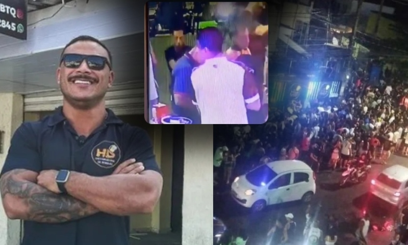 Empresário tem ca4beça est0urada por traficantes dentro de bar; veja vídeo