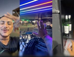 Veja os últimos momentos de vida do empresário que havia acabado de inaugurar bar