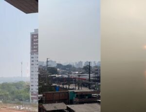 Fumaça tóxica de incêndios florestais volta cobrir a cidade de Manaus; veja vídeo