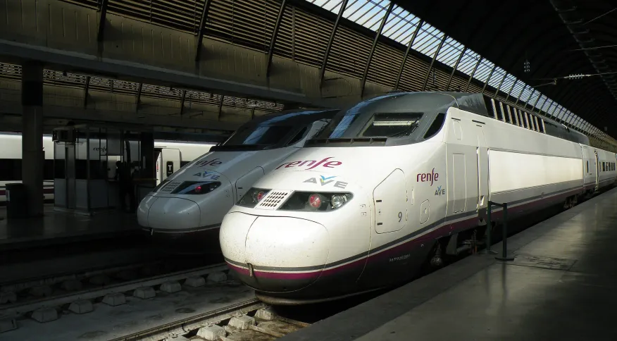 França e Espanha são ligadas por trens diretos de alta velocidade