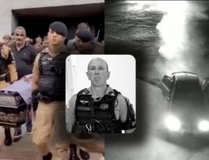 Herói: PM que m0rreu durante confronto com bandidos recebe homenagens; veja vídeo