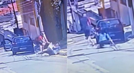 Grávida é agredid4 e arrastada por bandido durante assalto