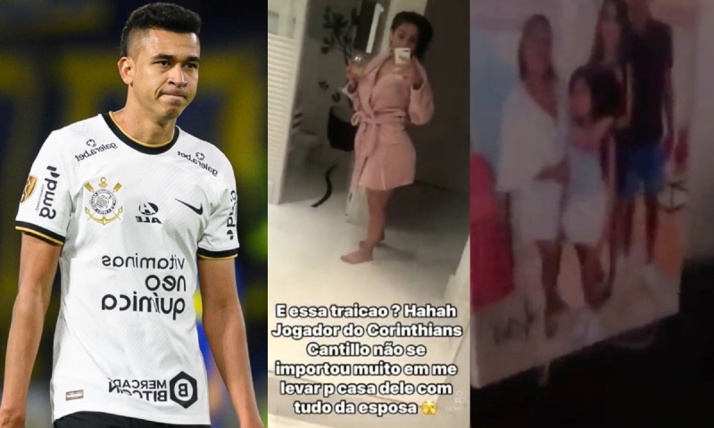 BOMBA: amante expõe traição de Cantillo na casa do jogador do Corinthians; veja vídeo