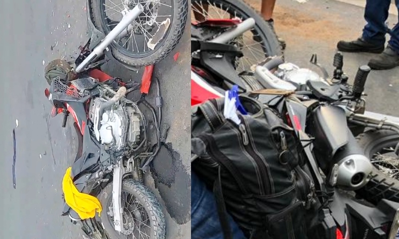 GRAVE:  Acidente na avenida do Turismo deixa duas pessoas feridas; veja vídeo