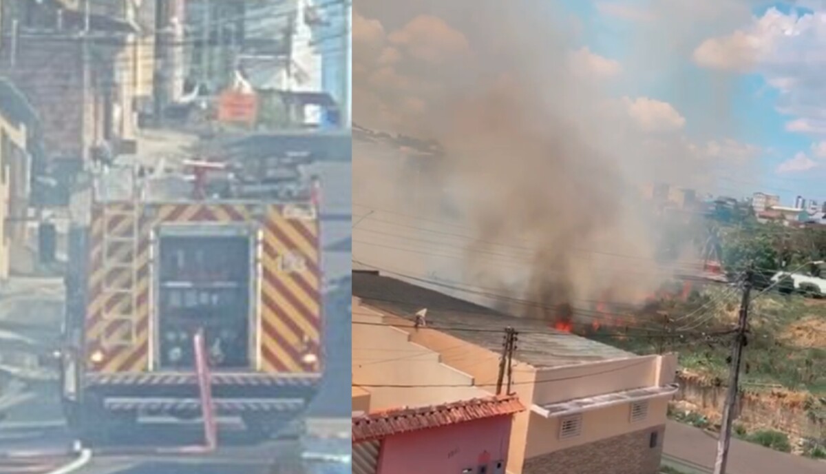 Usuários de drog4s podem ter causado incêndio em terreno no Santo Antônio; veja vídeo