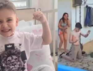 Milagre: menino de 4 anos sobrevive a af0gamento após oração do irmão; veja vídeo