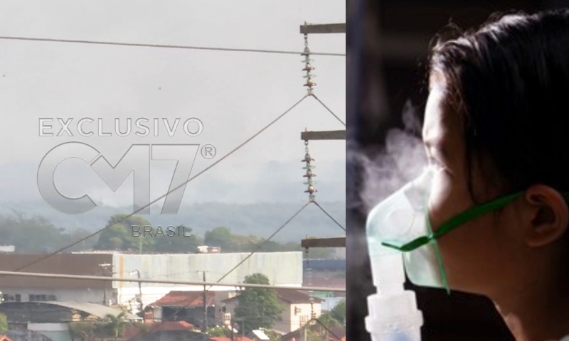 GRAVE: Manaus completa 20 dias com população respirando fumaça e passando mal; veja vídeo