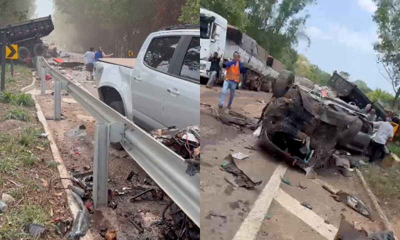 Prepare o estômag0! vazam vídeos chocantes do acidente m4t0u quatro pessoas na BR-414; veja