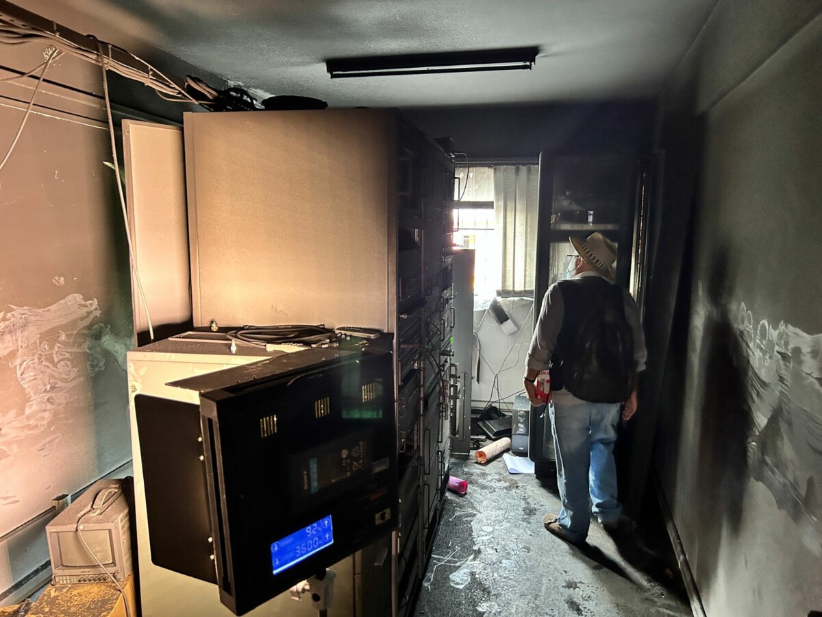 Curto circuito foi a causa de princípio de incêndio na TV Encontro das Águas