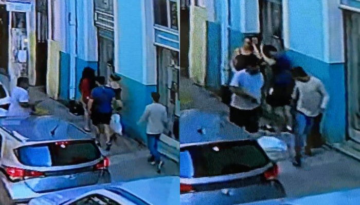 Tudo filmado: bandidos metem arm4 na c4beça de jovem durante assalt0 no meio do Centro de Manaus; veja vídeo