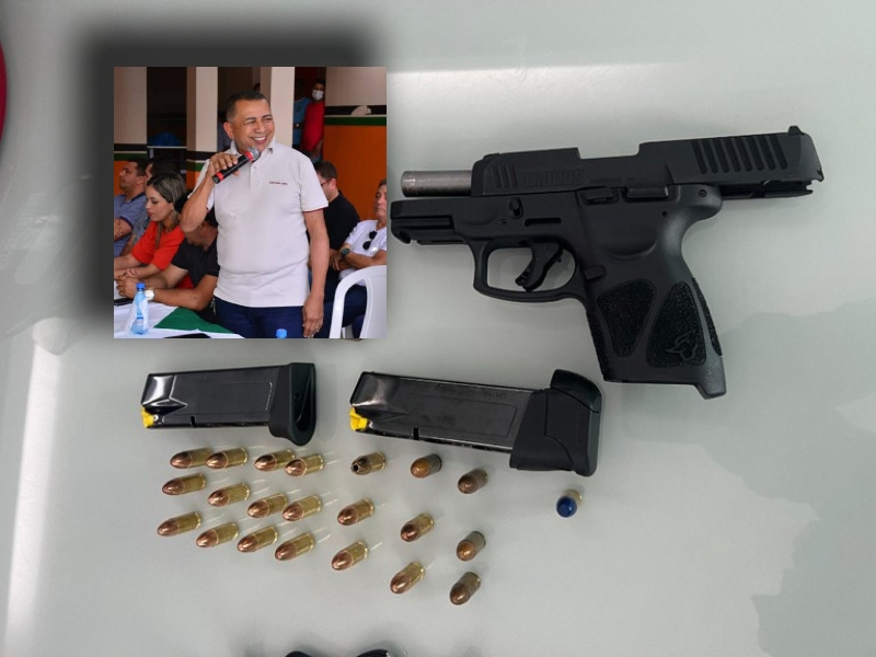 BOMBA: Anderson Souza é detido pela PF com armas no condomínio Ponta Negra II