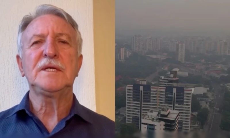 Secretaria Municipal de Meio Ambiente rastreia incêndios responsáveis pela fumaça em Manaus