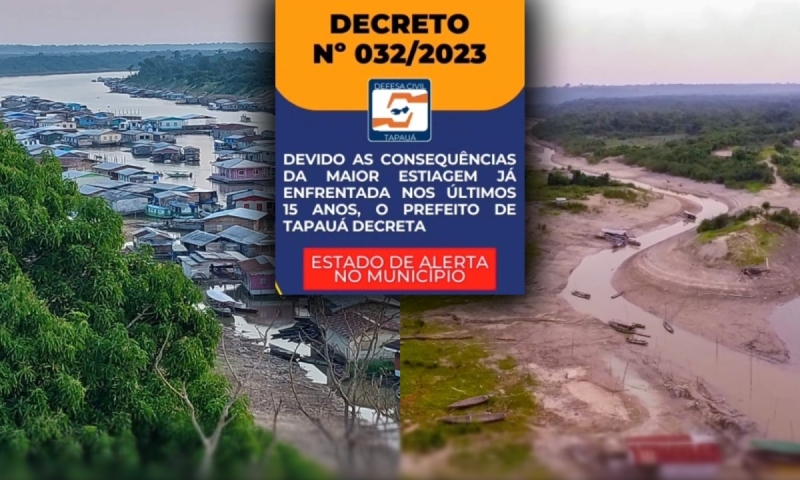 Tapauá decreta Estado de Alerta para a pior estiagem dos últimos 15 anos; veja vídeo