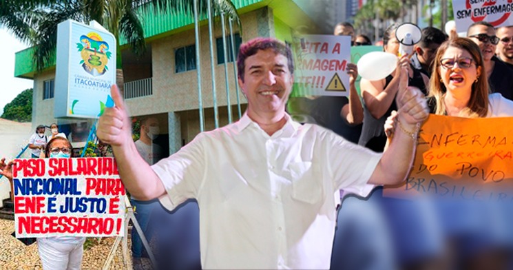 Enfermeiros de Itacoatiara são traídos por vereadores e pelo prefeito Mário Abrahim; entenda o caso