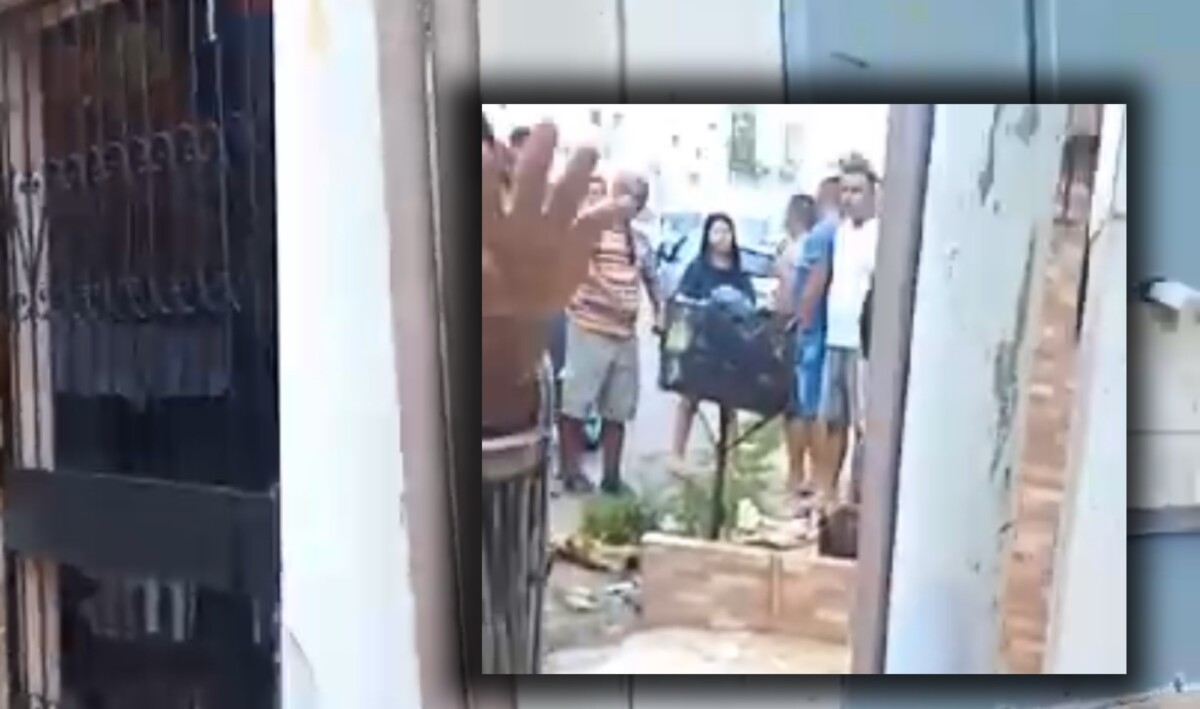 Ladr4o de motos é esp4ncad0 por populares na Avenida Max Teixeira; veja vídeo