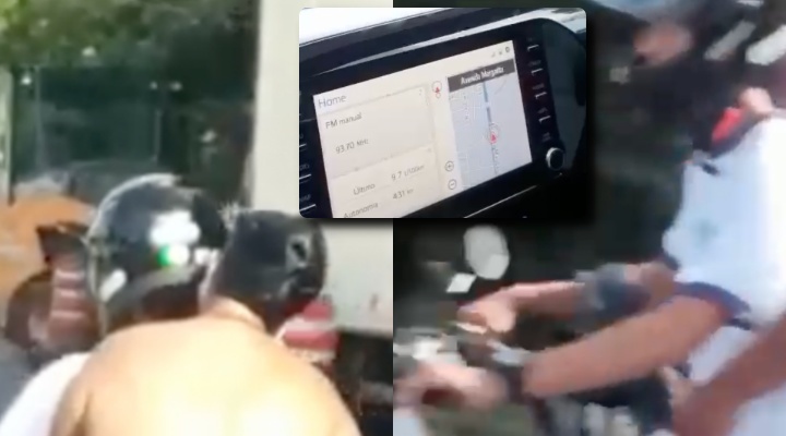 “Ai que delícia o verão!”: calor intenso faz ‘boazuda’ andar de moto ‘como veio ao mundo’ em Manaus; veja vídeo