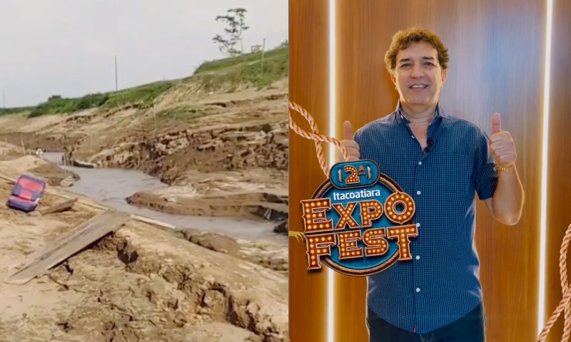 Enquanto Itacoatiara sofre com a seca, prefeito Mario Abrahim gasta mais de R$1 milhão com a ExpoFest 2023