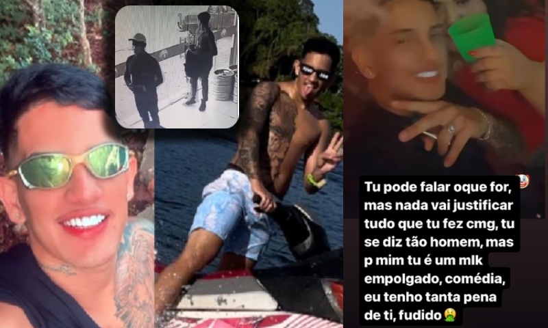 ‘El Logan’: blogueiro procurado por assaltar Choperia em Manaus já agred1u influencer; veja vídeo