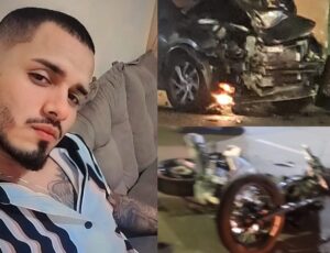 TRAGÉDIA: jovem motociclista morre em grave acidente na Cidade Nova; veja vídeo