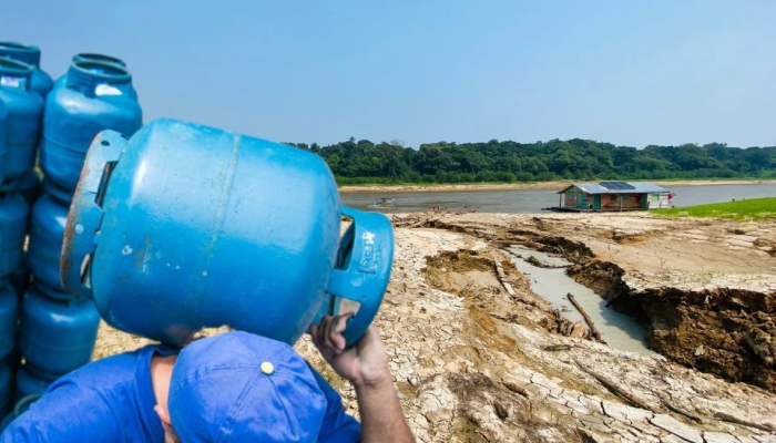 URGENTE: Manaus pode ficar sem gás de cozinha nos próximos dias por causa da seca