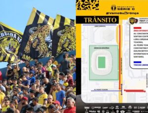 Trânsito neste sábado (7) é alterado para jogo decisivo entre Amazonas-FC e Botafogo-PB