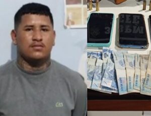 Vulgo 'Robertinho' é preso em Tefé acusado de m4tar uma mulher na frente da filha; veja