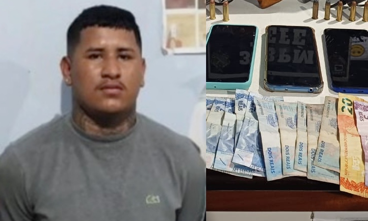 Vulgo ‘Robertinho’ é preso em Tefé acusado de m4tar uma mulher na frente da filha; veja