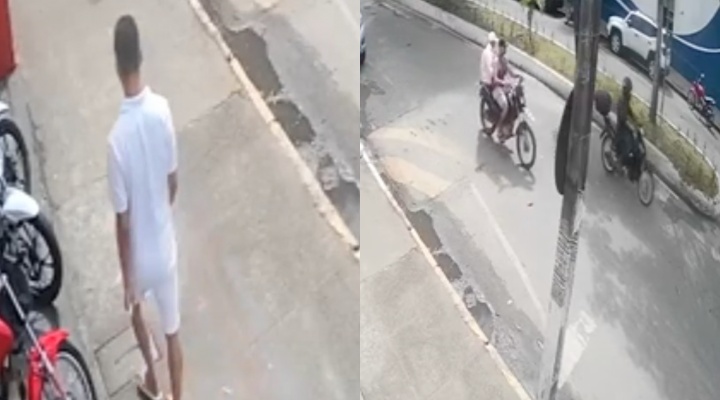 Da cadeia pro cemitério: veja momento que homem é execut4d0 minutos após sair do presídio