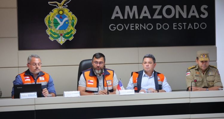 Wilson Lima anuncia retorno do Aula em Casa e ajuda humanitária para famílias afetadas pela estiagem no estado