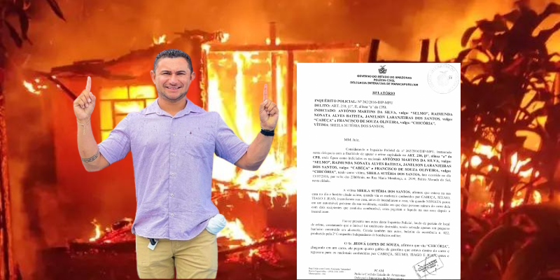 Chicória, o pré-candidato sombrio de Caapiranga e a história por trás do incêndio que chocou o Amazonas