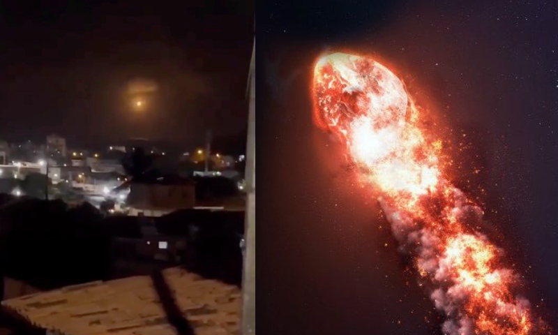 Bola de fogo é vista no céu de Maceió e intriga moradora: “tô toda arrepiada!”; veja vídeo