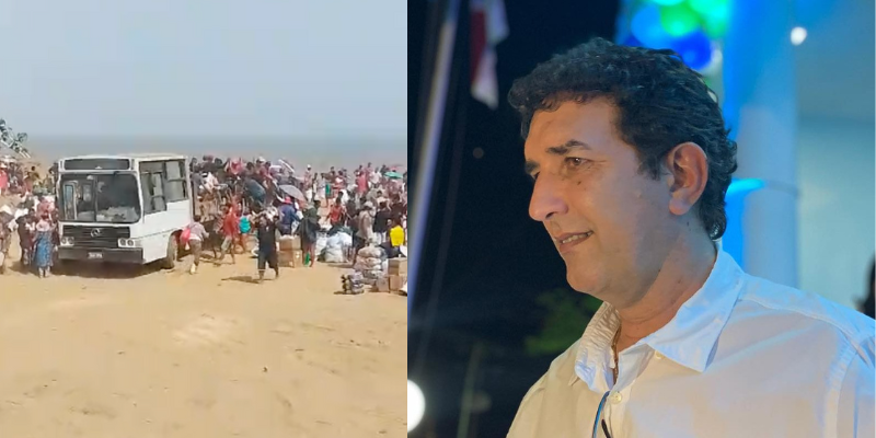 ‘Nem gado é tratado assim’: veja como Mário Abrahim transporta moradores de comunidades em Itacoatiara