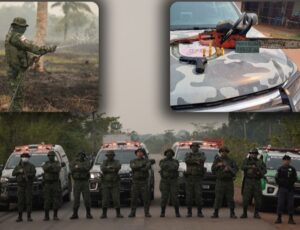 Polícia Militar prende criminosos que estavam tacando fogo no Amazonas; veja vídeo