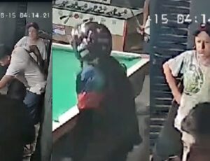 'ELA VIROU BICHO': mulher pega marido sumido jogando sinuca no bar; veja vídeo