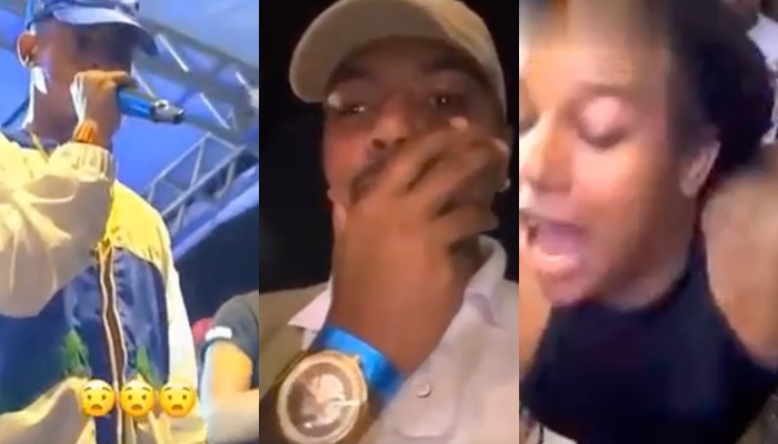 Bomba: investigador casado é flagrado ‘devor4nd0’ bela morena no meio de show; veja vídeo