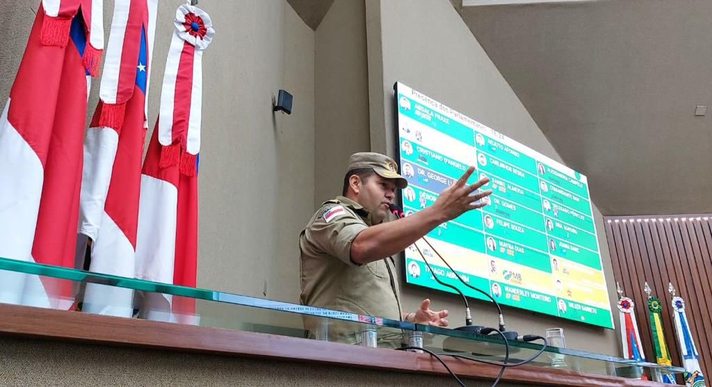 Corpo de Bombeiros apresenta plano estratégico de combate às queimadas em sessão na Aleam