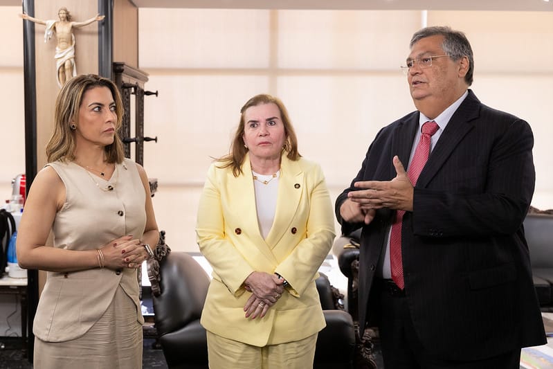 Conselheira Yara Lins se encontra com o Ministro da Justiça para relatar caso de violência contra a mulher no TCE-AM