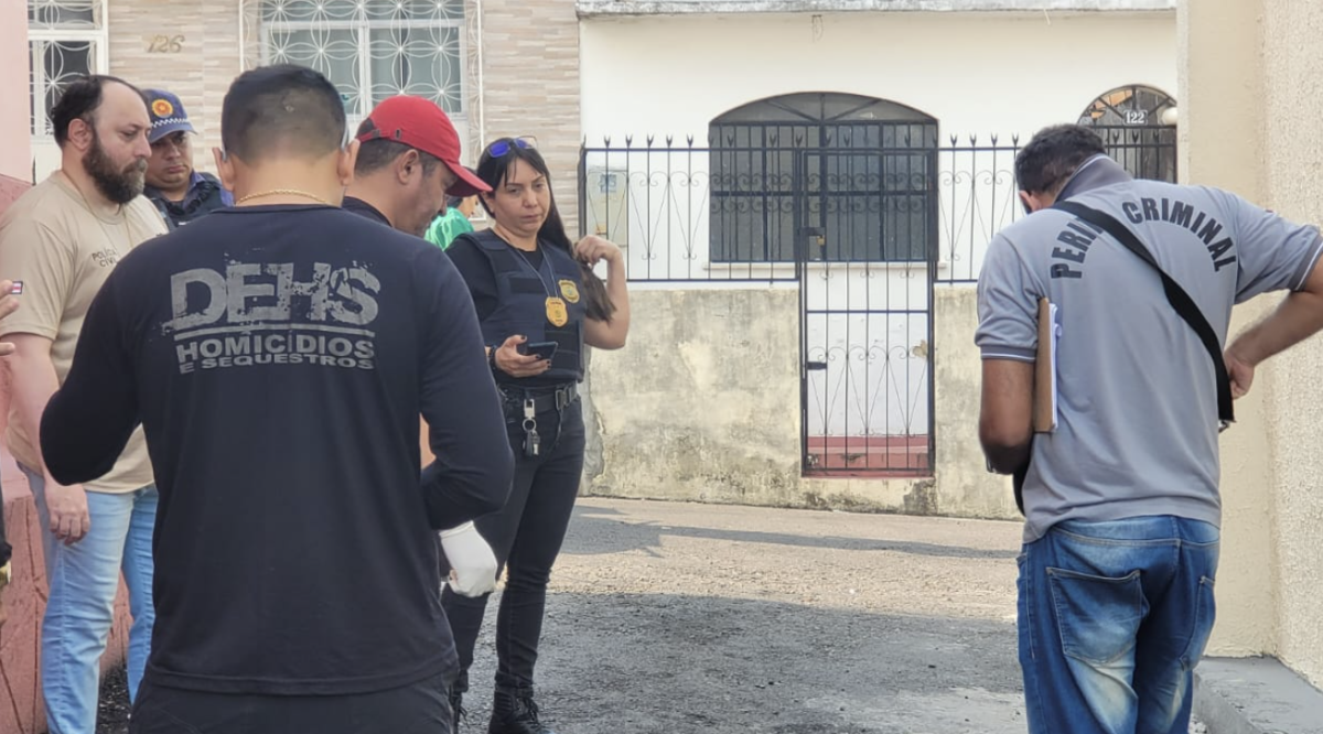 URGENTE: homem é amordaç4d0 e assassin4d0 no Centro de Manaus; veja imagens