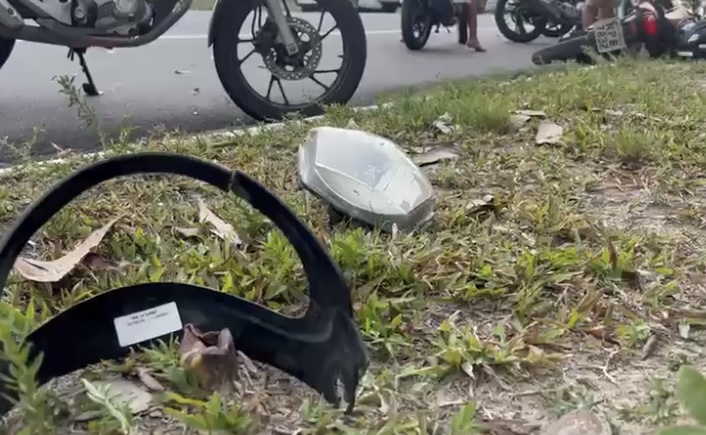 Tragédia: mototaxista e passageira m0rrem durante grave acidente no Tarumã; veja vídeo