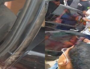 COVARDIA: mecânico tem c4beça estour4da por bandido enquanto ajeitava carro de cliente; veja vídeo