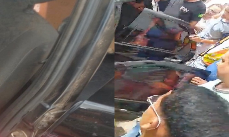 COVARDIA: mecânico tem c4beça estour4da por bandido enquanto ajeitava carro de cliente; veja vídeo