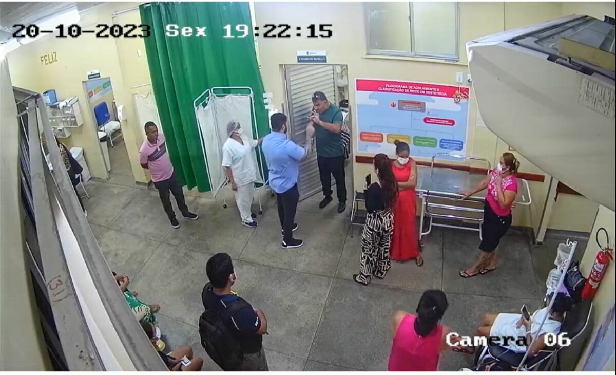 Descontrolado, vereador Carpê agrid3 verbalmente equipe médica de maternidade e tumultua atendimento