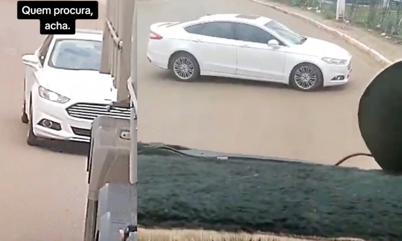 ‘Quem procura, acha’: motorista valentão tenta perseguir caminhoneiro e acaba levando a pior; veja vídeo