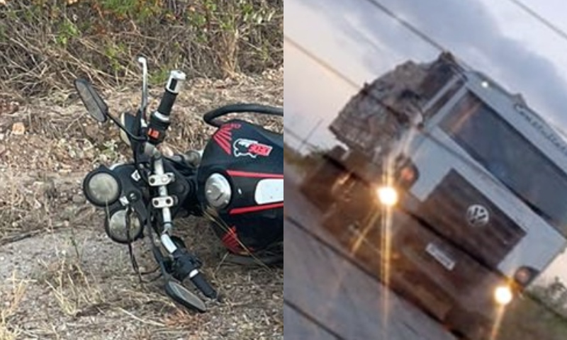 TRAGÉDIA: motoqueiro se desequilibra e tem c4beça esm4gada por carreta; veja vídeo