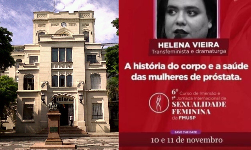 POLÊMICA: faculdade de Medicina da USP promove palestra “corpo e saúde das mulheres de próstata”