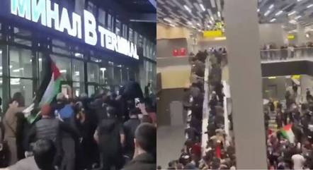 “Caça aos judeus”: multidão de muçulmanos invade aeroporto na Rússia e tenta atacar passageiros israelenses; veja vídeos