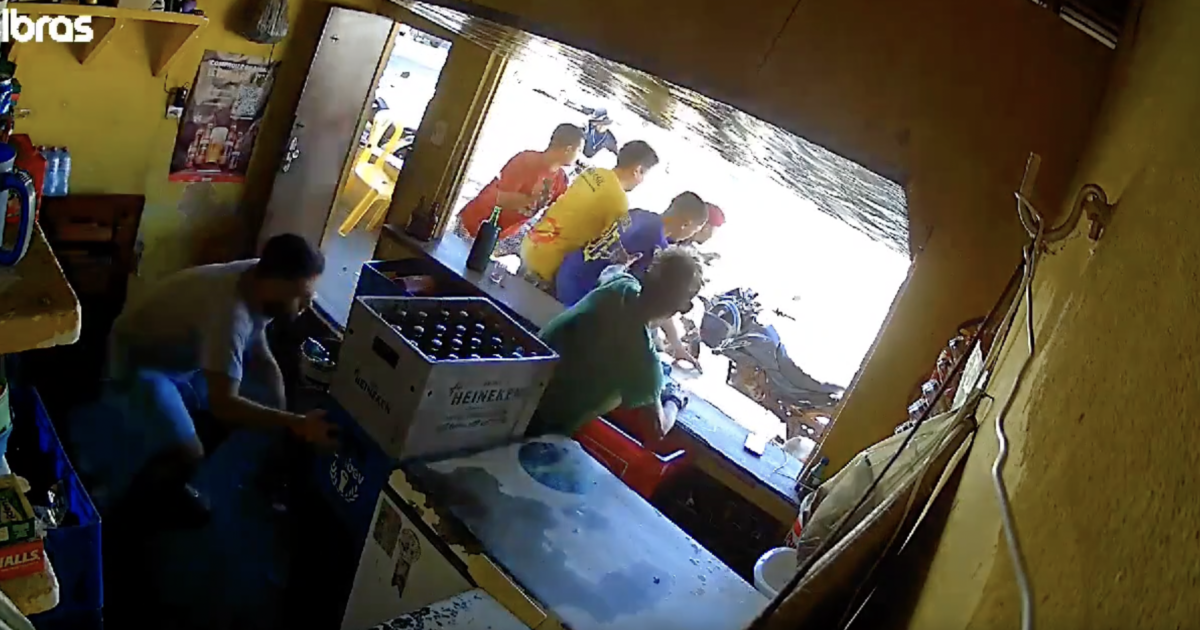 Tudo filmado: dono de bar tem c4beça est0ur4da a tiros; veja vídeo desesperador